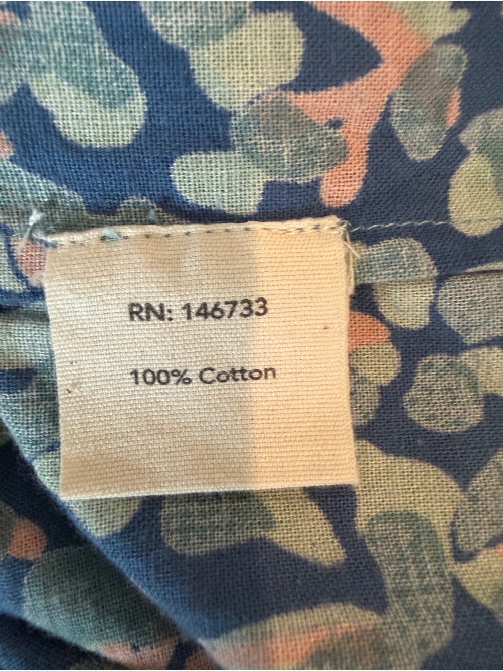 MIRTH Blue pattern Maxi Skirt - Lightweight Tiered Summer Skirt - Picture 6 of 8